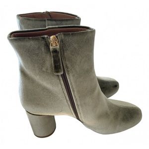 Sezane velvet short boots